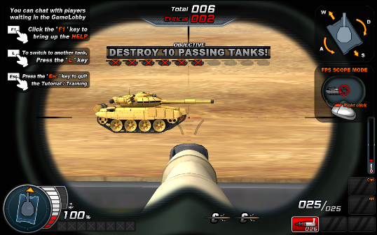free tank battle games
